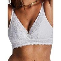 Aubade Women's Rosessence Care Triangle Bralette in White | Size: 14