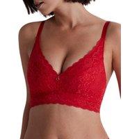 Aubade Women's Rosessence Care Triangle Bralette in Red | Size: 18