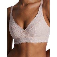 Aubade Women's Rosessence Care Triangle Bralette in Pink | Size: 16