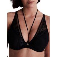 Aubade Women's Sumptuous Waves High Apex Push Up Bra in Black | Size: 32D