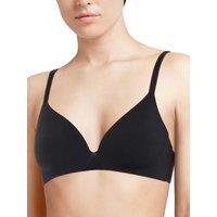 Chantelle Women's Essentiall Wirefree Triangle T-Shirt Bra in Black | Size: 10
