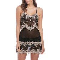 Wacoal Women's Embrace Lace Chemise in Black | Size: 14