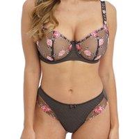 Fantasie Women's Adrienne Balconette Bra - Charcoal Bloom in Grey | Size: 32FF