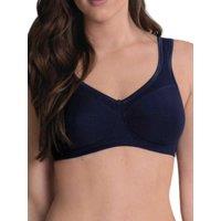 Anita Women's Jana Comfort Cotton Soft Bra in Blue | Size: 46H