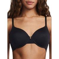 Chantelle Women's Norah Chic Covering T-Shirt Bra in Black | Size: 34B