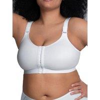 Anita Women's Front Closure Sports Bra in White | Size: 42A