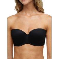 Chantelle Women's Easy Feel Norah Bandeau T-Shirt Bra in Black | Size: 32F