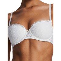 Aubade Women's Rosessence Care Half Cup Bra in White | Size: 34E