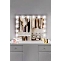 3 Lighting Modes & Touch Screen Control Hollywood Vanity Mirror Tabletop Cosmetic Mirror For Bedroom