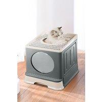 Fully Enclosed Folding Cat Litter Box