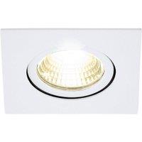 Loops Wall / Ceiling Flush Downlight White Recess Spotlight 6W Built in LED