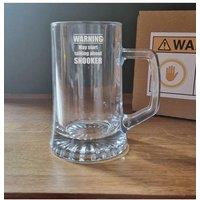 Afewhometruths Engraved Tankard Gift for Snooker Player or Fan in Clear | Size: 500ml