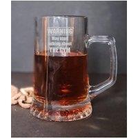 Afewhometruths Engraved Tankard Gift for Gym Goers & Body Builders in Clear | Size: 500ml