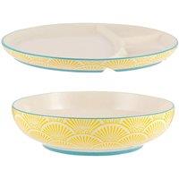 Typhoon World Foods Multi-Cuisine Bowl & Divider Plate