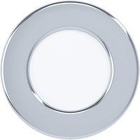 Loops Wall / Ceiling Flush Downlight Chrome Round Recess Spotlight 2.7W LED
