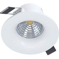 Loops Wall & Ceiling Flush Downlight White Recessed Spotlight 6W Built in LED