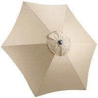 Christow Replacement Parasol Canopy 2m Hexagonal 6 Arms UV Protection in Brown