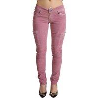 Acht Women's Corduroy Skinny Jeans Pink Jeans | Size: 8
