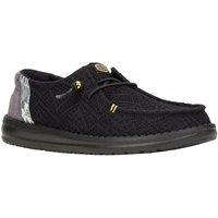 Hey Dude Women's Wendy Boho Crochet Shoes in Black | Size: 7
