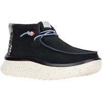 Hey Dude Women's Wendy Peak Hi Suede Ankle Boots in Black | Size: 4