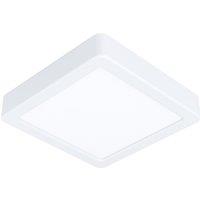 Loops Wall / Ceiling Light White 160mm Square Surface Mounted 10.5W LED 4000K