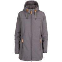 Trespass Women's Kristen Longer Length Hooded Waterproof Jacket in Dark Grey | Size: XS