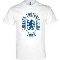 Chelsea FC Men's 1905 T-Shirt in White | Size: Large