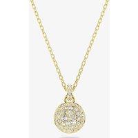 Swarovski Women's Meteora Gold Plated White Crystal Necklace 5683443 | Size: 40 cm