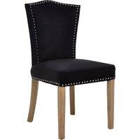 Orsina Velvet Dining Chair, Classic Velvet Chair, Cozy Dining Chair for Dining Room, Living Room, Home, Office in Black