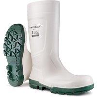 Dunlop Men's 'Work-It Safety' Safety Wellingtons in White | Size: 8