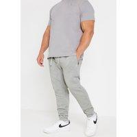 BadRhino Men's Marl Drawstring Joggers in Grey | Size: 5XL