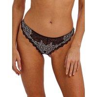 Wacoal Women's Lace Perfection Tanga in Black | Size: 14
