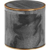 Orsina Grey Marble Range Grey Marble Brass Storage Pot