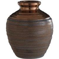 Orsina Zamak Small Ceramic Vase in Grey