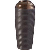 Orsina Zamak Large Ceramic Vase in Grey