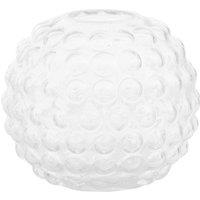 Orsina Compact Large Round Glass Vase, Functional Round Pottery Vase, Stylish & Elegant Glass Vase For Flowers in Clear