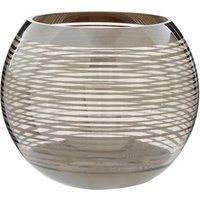 Orsina Raya Small Rounded Glass Vase in Silver