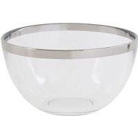 Orsina Ida 15cm Glass Bowl in Silver