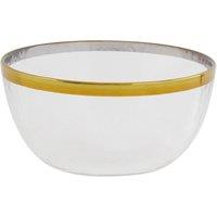 Orsina Ida 15cm Glass Bowl in Gold