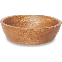 Orsina Sturdy Small Acacia Wood Bowl, Handcrafted Mini Fruit Dish, Rustic Wooden Server, Petite Wooden Kitchen Bowl in Natural
