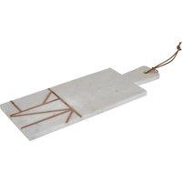Orsina Monzaro White Marble & Copper Inlay Paddle Board