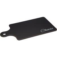Orsina Stylish Paddle Cheese Board, Durable Design Cheese Board For Efiicient Cooking, Convenient Stoneware Board in Black