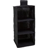 Orsina 3 Section Black Hanging Garment Organiser