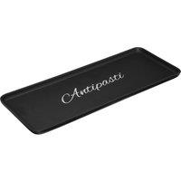 Orsina Elegant Antipasti Serving Plate, Functional Design Dinner Plate For Dining Table, Durable Serving Plate in Black
