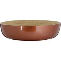 Orsina Kyoto Salad Bowl With Raised Edges in Rose Gold