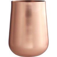 Orsina Shine Copper Finish Tumbler, Non-Corrosive Stainless Steel Drinkware, Bathroom Cup, Shiny Water Tumbler in Gold