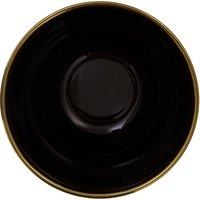 Orsina Ida 15cm Black Glass Bowl