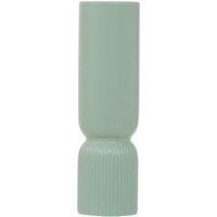 Orsina Sturdy Ceramic Design Vase, Spacious Flower Ceramic Vase, Lightweight Vase For Artificial Flowers in Green