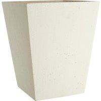Orsina Polyresin Vase White Polyresin Large Vase