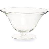 Orsina Ambra Clear Glass Fluted Bowl